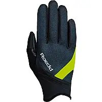 Рукавиці жіночі Roeckl Livigno Black Yellow розмір 6.5