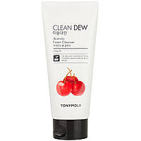 Очищающая пенка для умывания лица с ацеролой Tony Moly Clean Dew Acerola Foam Cleanser 180 мл (8806194005157)