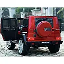 Дитячий електромобіль джип Mercedes G65 AMG червоний, фото 2