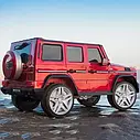 Дитячий електромобіль джип Mercedes G65 AMG червоний, фото 4
