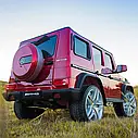 Дитячий електромобіль джип Mercedes G65 AMG червоний, фото 3