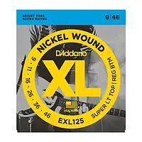 Струны для электрогитары D'ADDARIO EXL125