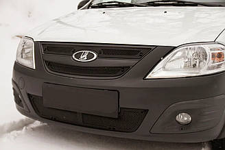 Захисна сітка решітки радіатора Lada (ВАЗ) Largus 2012-2019 р.в. Лада Ларгус