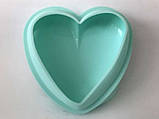 Силіконова форма для євро-десертів Amore (серце велике), фото 2