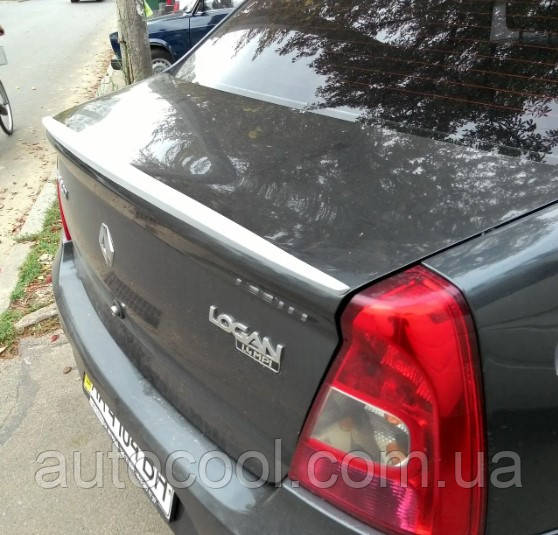 Спойлер багажника (сабля, лип спойлер) Renault Logan 2010-2013 р.в. ABS пластик
