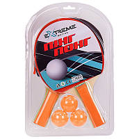 Набор для настольного тенниса (2 ракетки, 3 мячика) Extreme Motion TT2107