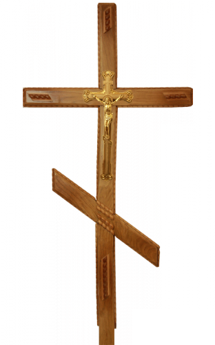 Дерев'яні хрести на Гуску