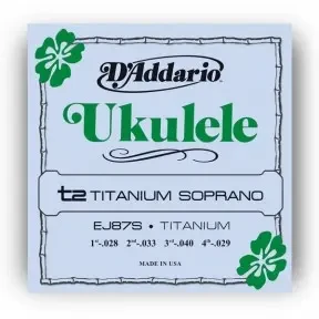 Струни для Укулеле d'addario TITANIUM UKULELE EJ87S SOPRANO