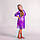 Дождевик для детей на кнопках Фиолетовый 70х48 см, плащ дождевик детский | дитячий плащ дощовик (NV), фото 2