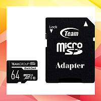 Карта памяти Team 64GB MicroSDXC Class 10 UHS-I/U1 Dash Card (TDUSDX64GUHS03)