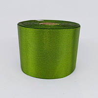Стрічка атласна LiaM Темно-оливкова 5 см ширина 25 ярдів