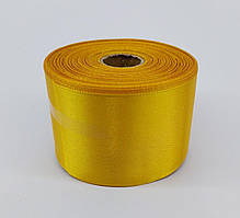 Стрічка атласна LiaM Золотиста 5 см ширина 25 ярдів