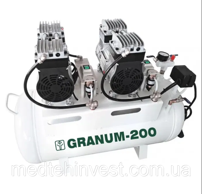 Компресор Granum 200 (200л/хв) безмасляний стоматологічний