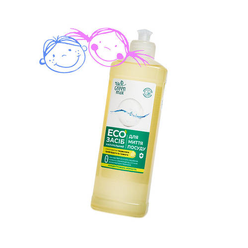 ЭКО моющее средство для детской посуды Green Max 500мл | Натуральное ...