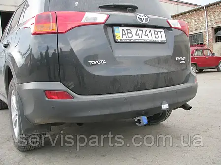 Фаркоп Toyota Rav4 IV 2013-2018 (Тойота Рав 4) без підрізу бампера, фото 1