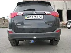 Фаркоп Toyota Rav4 IV 2013-2018 (Тойота Рав 4) без підрізу бампера, фото 4