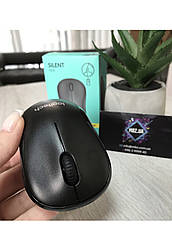 Мишка бездротова Logitech M220 SILENT чорна, фото 2