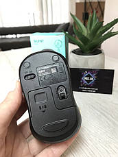 Мишка бездротова Logitech M220 SILENT чорна, фото 3