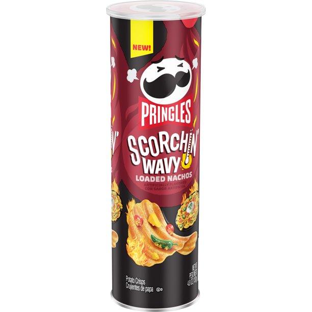 Чіпси Pringles Wavy Loaded Nachos Scorchin 137g