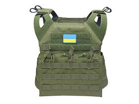 Плитоноска Полегшений Чохол під бронижилет Jumpable Plate Carrier Olive Олива