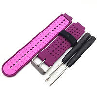 Ремінець для Garmin Forerunner 220/ 230/ 235/ 630/ 735 XT (фіолетово-рожевий)