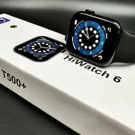 Умные смарт часы T500 +plus HiWatch 6 чёрные|Сенсорные, водонепроницаемые часы с пульсометром - фото 10 - id-p1616125165