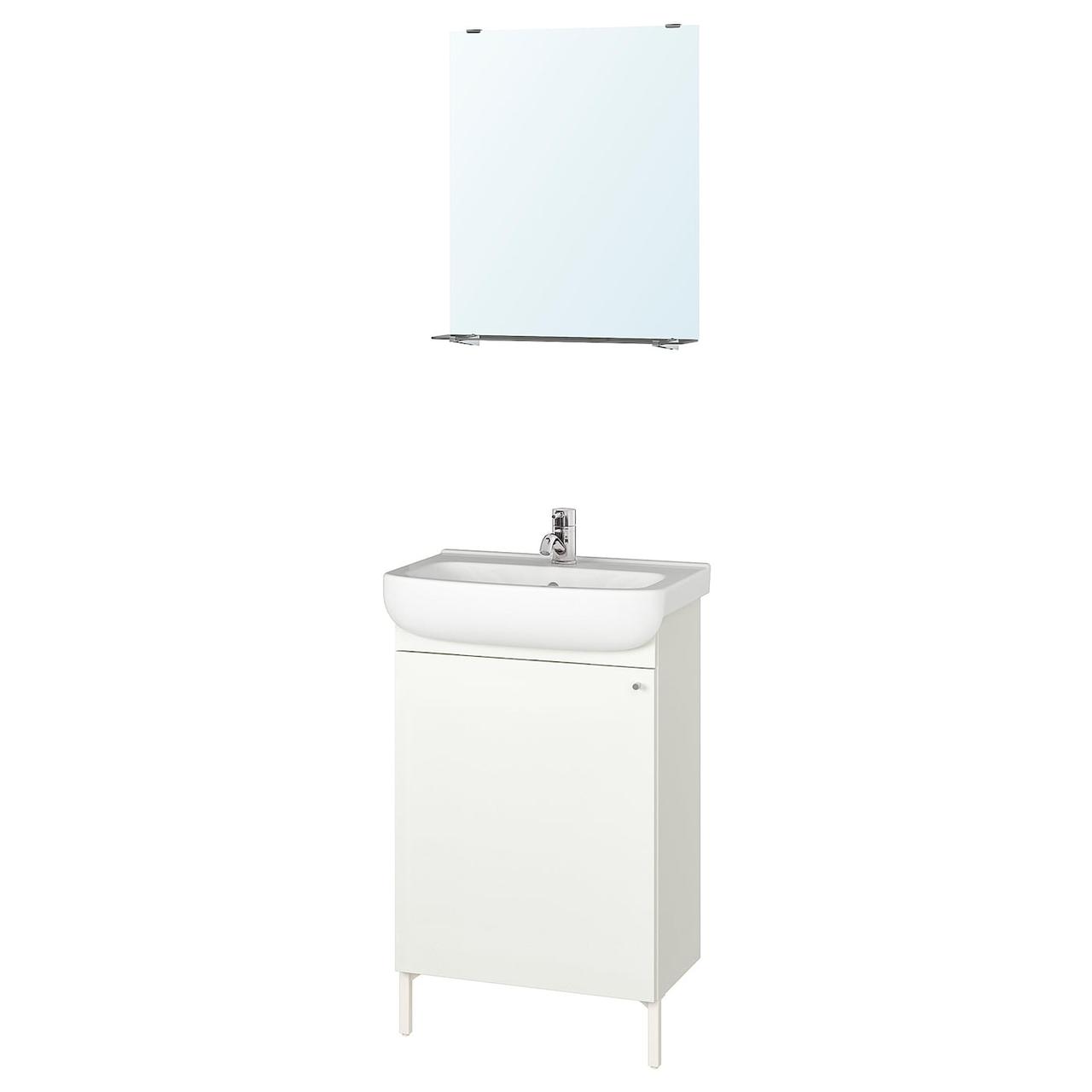 IKEA Мебель для ванної, набір з 5 шт. NYSJÖN / BJÖRKÅN (194.196.77)
