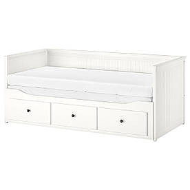 IKEA Кушетка з 3 ящиками, 2 матраци HEMNES (393.909.46)