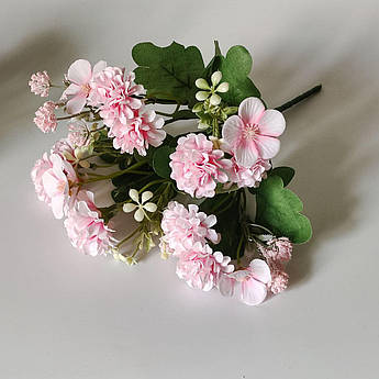Штучні квіти. Букет Армерії, ніжно-рожевий.