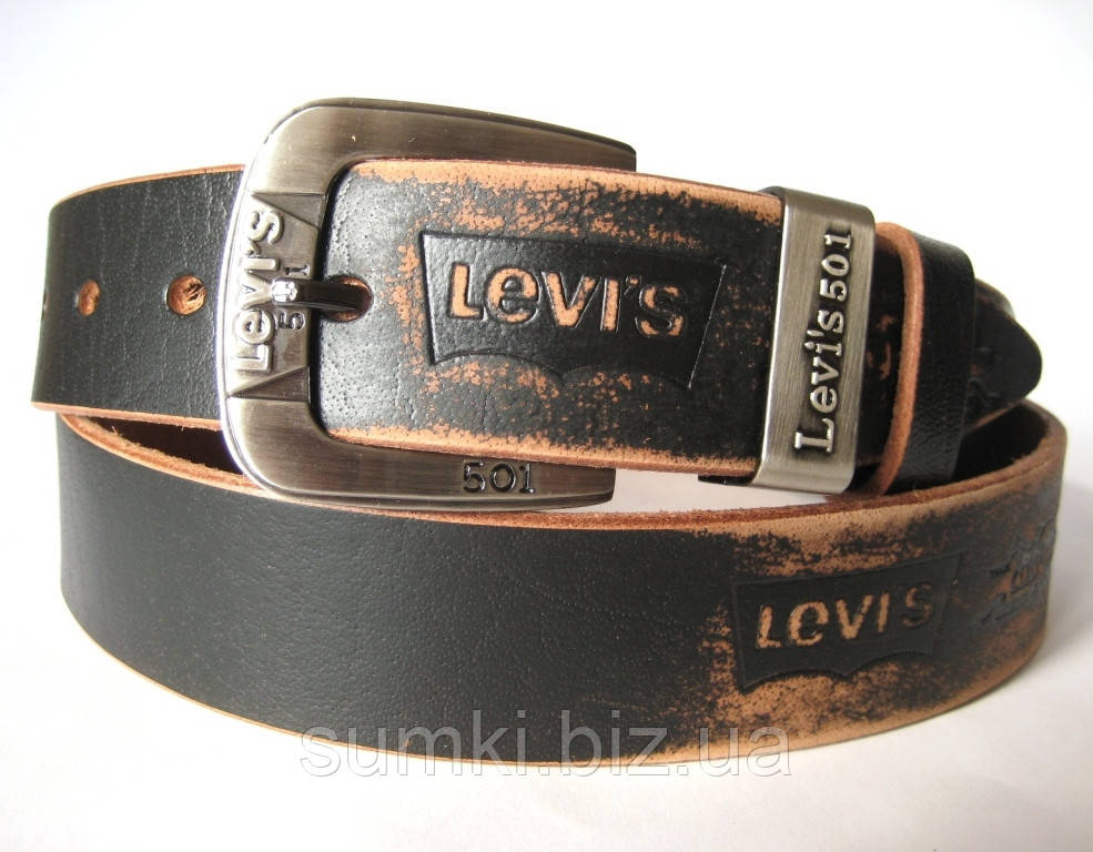 Ремені чоловічі терта шкіра levi's 501