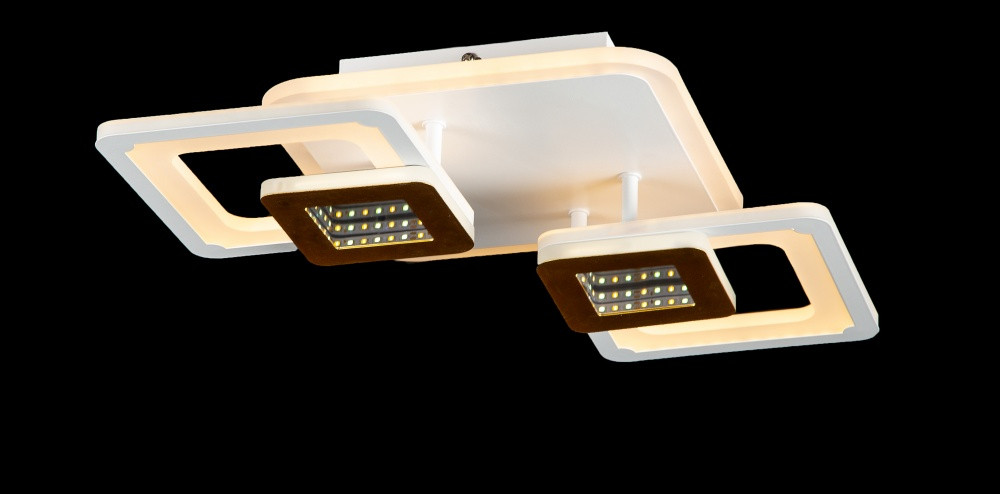 Стельова люстра LK29045/2+1 LED (RED+CHAMPANE+WT), фото 1