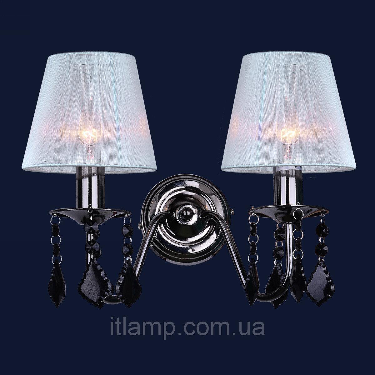 Бра з кришталем levistella 720W402BL-2BL WHITE