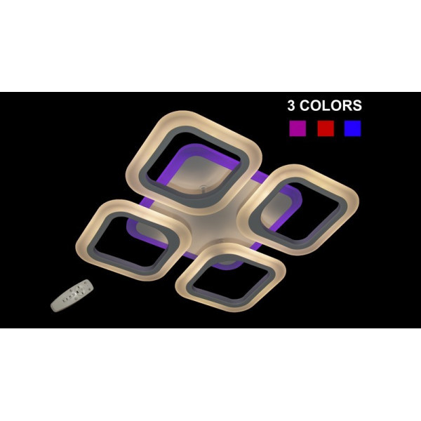 Люстри світильники потолочні світлодіодні лед 5588-4S Color led