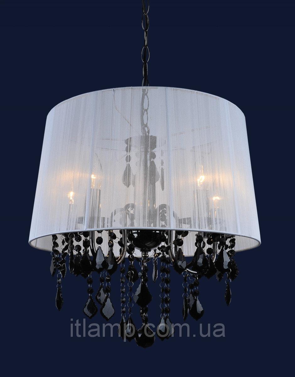 Люстра абажурна levistella 7205BL-5 BL IVORY