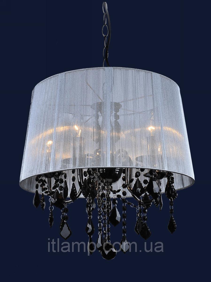 Люстра абажурна levistella 7205BL-5BL SILVER