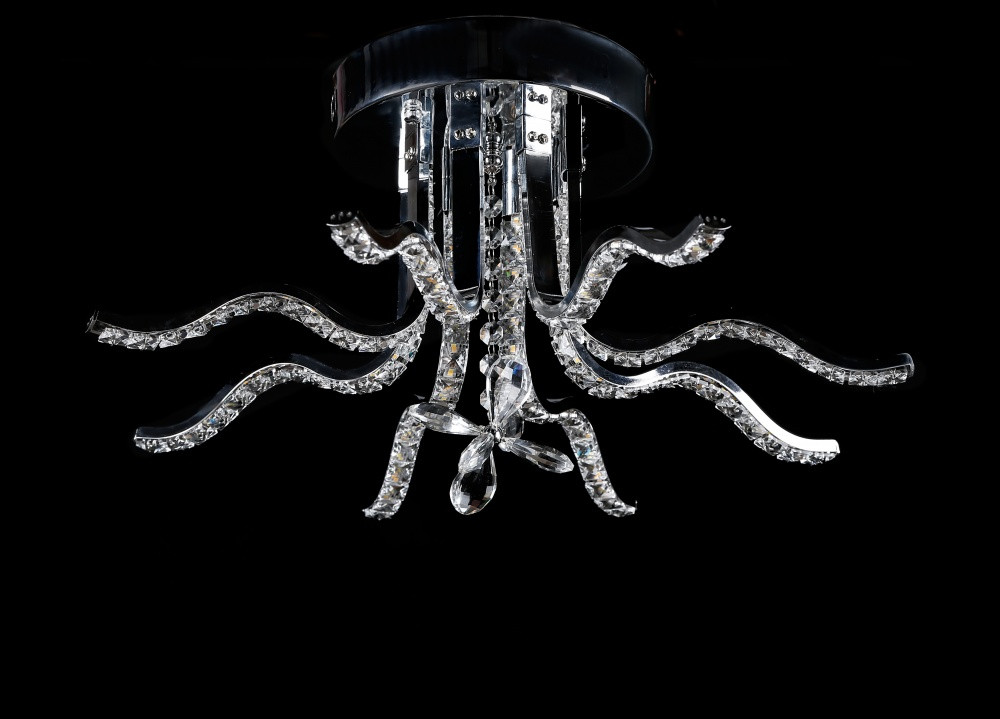 Стельова світлодіодна люстра кришталева Splendid-Ray C253839