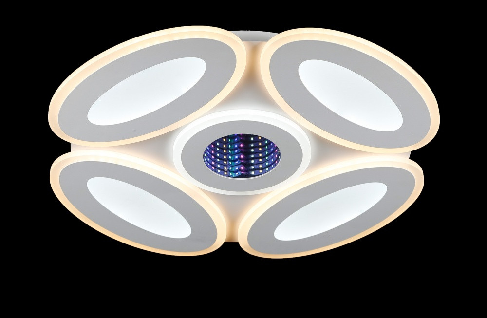 Люстра в зал або спальню світлодіодна сучасна Splendid-Ray 210466 LED (WT)