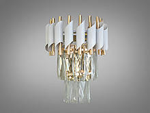 Бра сучасного насиченого на 2 лампи diasha 201202/250WH+S-gold