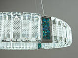 Підвісна світлодіодна люстра кільця сучасна кришталева в стилі модерн diasha 81028-500HR, фото 4