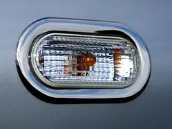 Обведення поворотника (2 шт, нерж) для Seat Leon 1999-2005 рр