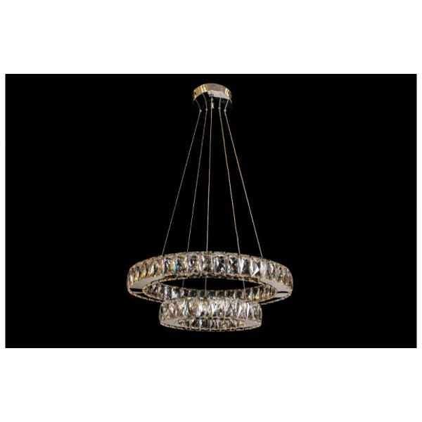 Хрустальна led люстра linisoln 7279-F/300+200