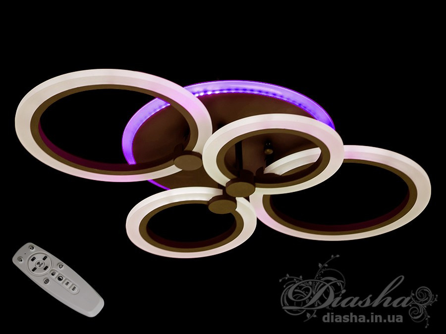 Люстри світлодіодні diasha A8022/4CF led 3color dimmer