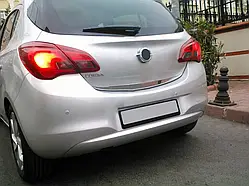 Кромка багажника (нерж) для Opel Corsa D 2007-2014 рр