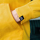 Кофта-худі Pobedov 97 трикотажна оранжевого кольору, фото 3