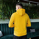 Кофта-худі Pobedov 97 трикотажна оранжевого кольору, фото 2