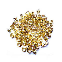 Заклепки 5,5 мм, золото, уп/1000