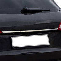 Планка над номером (sedan, нерж.) OmsaLine - Італійська нержавійка для Ауди A4 B9 2015-2024 рр