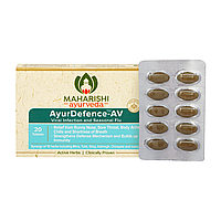 Аюрдефенс / AyurDefence - при вирусной инфекции, гриппе и простуде - Махариши Аюрведа - 20 таб.