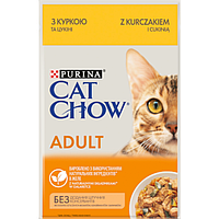 Влажный корм для котов Purina Cat Chow Adult 1+ с курицей и кабачками 85 г