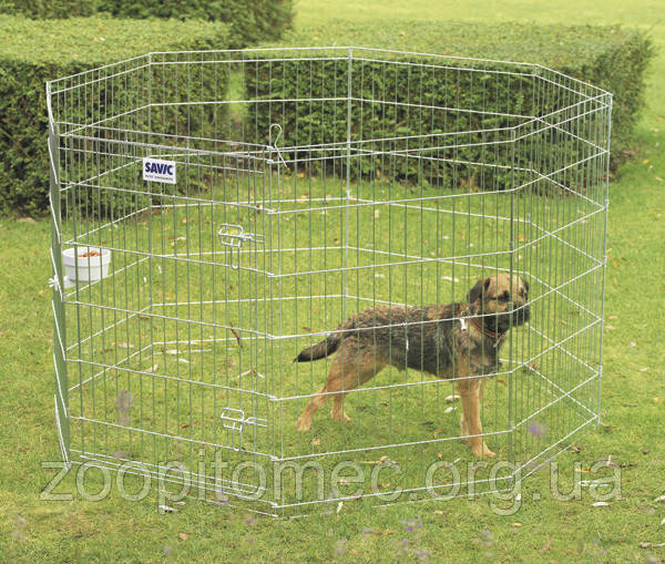 ДОГ ПАРК (Dog Park) вольєр для цуценят,собак цинк, 8 панелей H 61*107 см